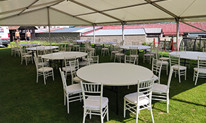 Párty stany Pupa Production: Vnitřní vybavení párty stanů Párty stany Pupa Production: Vnitřní vybavení párty stanů